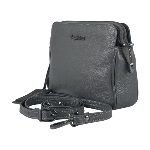 Сумка женская кожаная Tony Bellucci 0347 серая