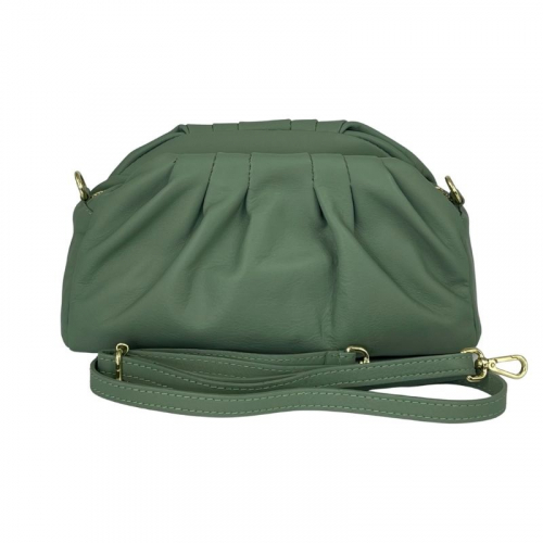 ​Сумка жіноча шкіряна Genuine Leather 747.25 м'ятна