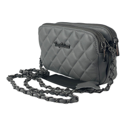 Сумка жіноча шкіряна Tony Bellucci 0427-2003 сіра