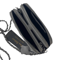 Сумка жіноча шкіряна Tony Bellucci 0427-2003 сіра