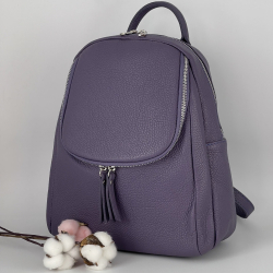 Рюкзак жіночий шкіряний Genuine Leather 759281 бузковий