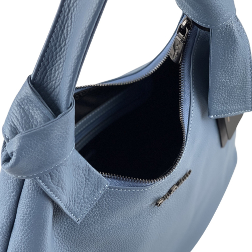 ​Сумка жіноча шкіряна Tony Bellucci 0723-215 блакитна