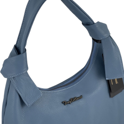 ​Сумка жіноча шкіряна Tony Bellucci 0723-215 блакитна