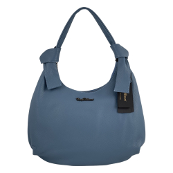 ​Сумка жіноча шкіряна Tony Bellucci 0723-215 блакитна