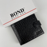 Гаманець чоловічий шкіряний Bond 592-356 чорний