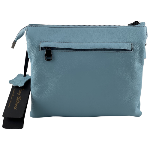 Сумка жіноча шкіряна Tony Bellucci 0077-206 блакитна