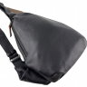 Сумка-слинг мужская через плечо кожаная The Bond 1189-1 черная