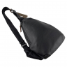 Сумка-слинг мужская через плечо кожаная The Bond 1189-1 черная