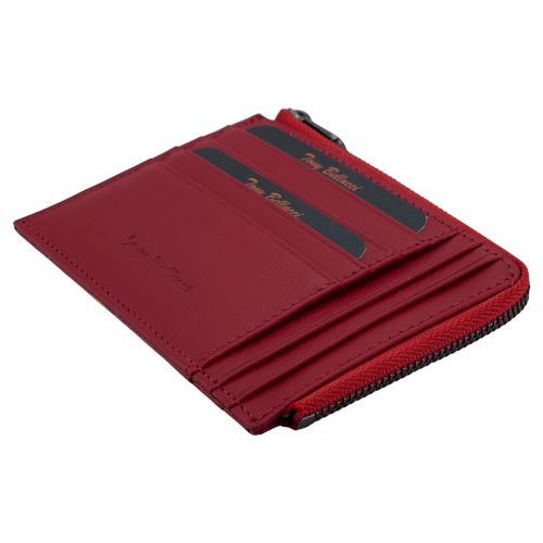 Гаманець картхолдер шкіряний Tony Bellucci T303-8 червоний