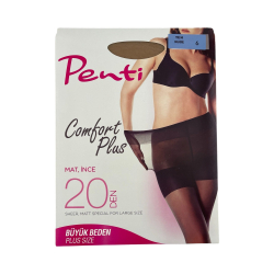 Колготки жіночі Penti Comfort Plus 20 DEN тілесні Size 6-XXXL