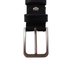 Ремень мужской кожаный Кремень 01357703 135 см Флоренция черный