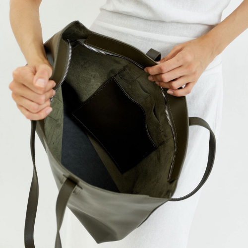 Сумка-шопер женская WeLassie 12508 Бамби оливковая