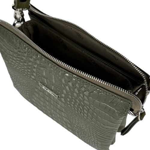 Сумка женская кожаная Karya 3012-634 хаки