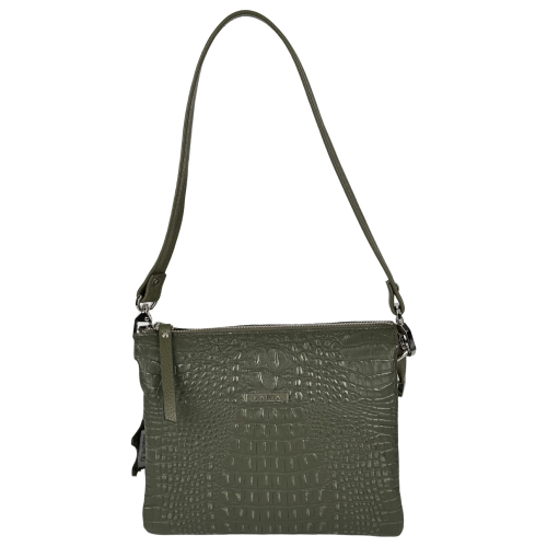 Сумка женская кожаная Karya 3012-634 хаки