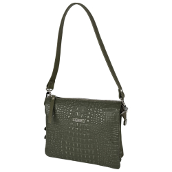 Сумка жіноча шкіряна Karya 3012-634 хакі