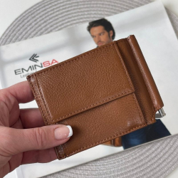 Гаманець-затискач для грошей чоловічий шкіряний Eminsa 1044 12-2