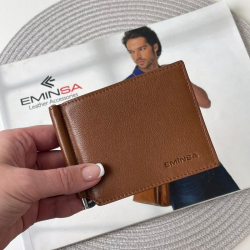 Гаманець-затискач для грошей чоловічий шкіряний Eminsa 1044 12-2