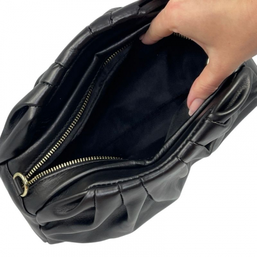 Сумка жіноча шкіряна Genuine Leather 747.25 чорна