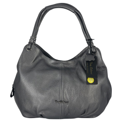 Сумка женская кожаная Tony Bellucci 0184-1033 серебристая