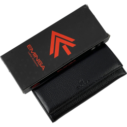 Ключниця шкіряна Eminsa 1503 18-1 чорна