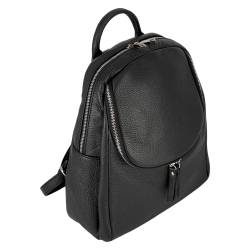 Рюкзак жіночий шкіряний Genuine Leather 759281 чорний