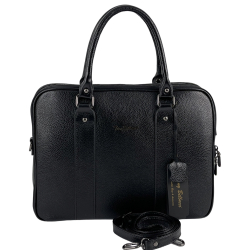 Сумка-портфель жіночий шкіряний Tony Bellucci 0713-281 чорний