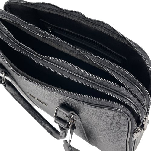 Сумка-портфель жіночий шкіряний Tony Bellucci 0713-281 чорний