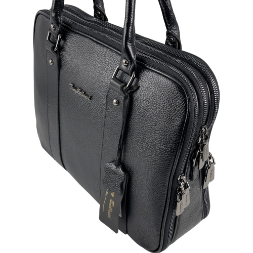 Сумка-портфель жіночий шкіряний Tony Bellucci 0713-281 чорний