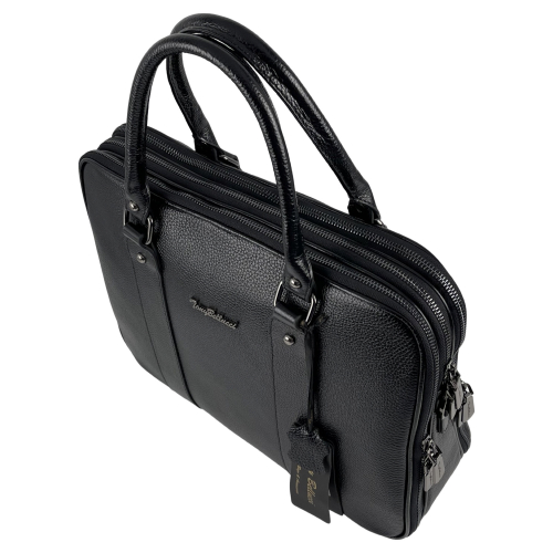 Сумка-портфель жіночий шкіряний Tony Bellucci 0713-281 чорний