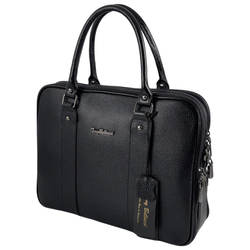 Сумка-портфель жіночий шкіряний Tony Bellucci 0713-281 чорний