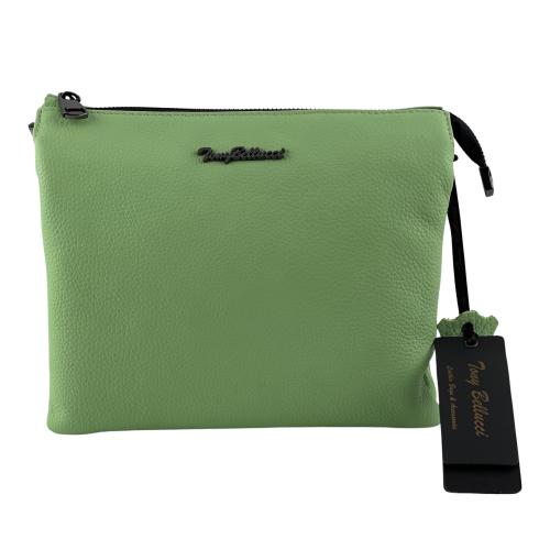 Сумка жіноча шкіряна Tony Bellucci 0077-439 м'ятна