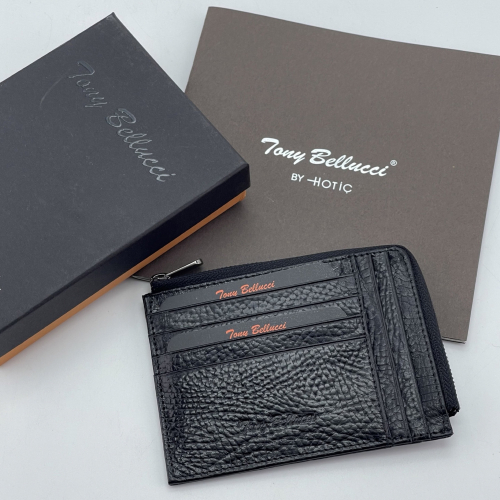 Кошелек картхолдер кожаный Tony Bellucci T303-893 черный
