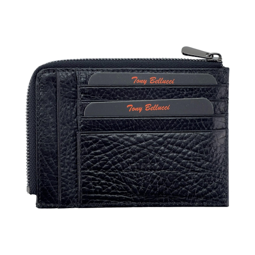 Кошелек картхолдер кожаный Tony Bellucci T303-893 черный