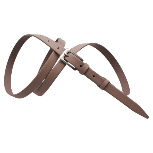 Ремень женский кожаный Кремень 05.15.00.76 125 см бежевый