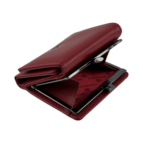 Кошелек женский кожаный Eminsa 2203 25-5 красный