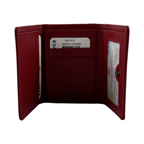 Кошелек женский кожаный Eminsa 2203 25-5 красный