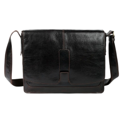 Сумка чоловіча шкіряна для документів Tony Bellucci T5057-886 темно-коричнева