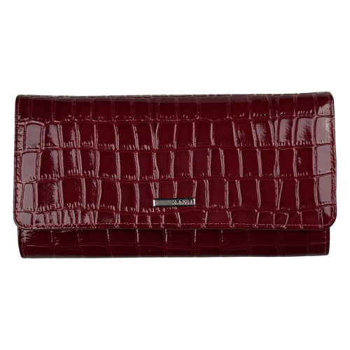 Гаманець жіночий шкіряний лакований Karya 1198-08 червоний