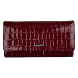 Гаманець жіночий шкіряний лакований Karya 1198-08 червоний