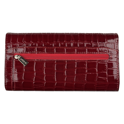 Гаманець жіночий шкіряний лакований Karya 1198-08 червоний