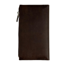 Портмоне чоловіче шкіряне - набук Karya 1207-31 темно-коричневе