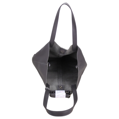 Сумка жіноча шкіряна Karya 2582-081 сіра