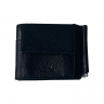Гаманець-затискач для грошей чоловічий шкіряний Eminsa 1044 17-1 чорний​