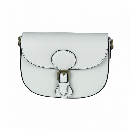 Сумка женская кожаная Genuine Leather 758252 белая