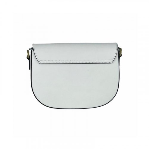 Сумка женская кожаная Genuine Leather 758252 белая