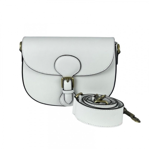 Сумка женская кожаная Genuine Leather 758252 белая