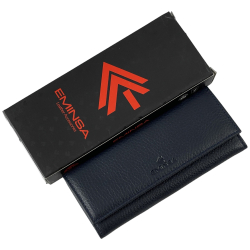 Ключниця шкіряна Eminsa 1503 18-19 темно-синя