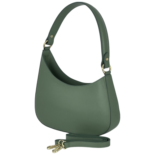 Сумка жіноча шкіряна Genuine Leather 854500025 м'ятна​