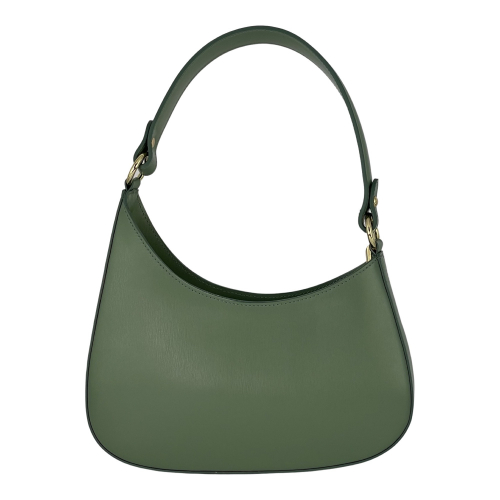 Сумка жіноча шкіряна Genuine Leather 854500025 м'ятна​