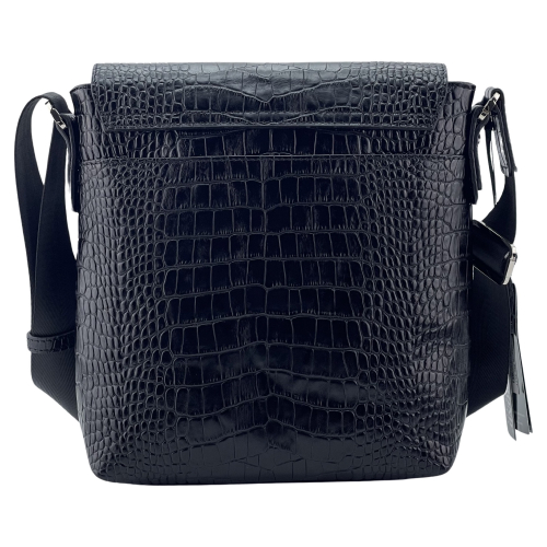 Сумка чоловіча шкіряна Bond Non 1317-356 чорна